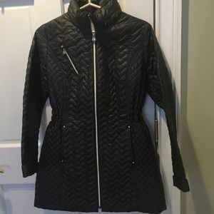 Laundry quilted jacket with matching bag